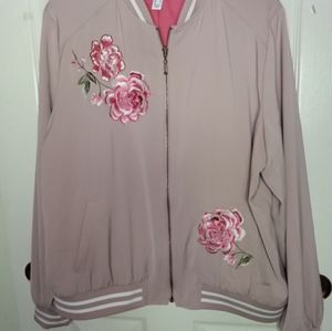 Satiny women's bomber jacket Size M